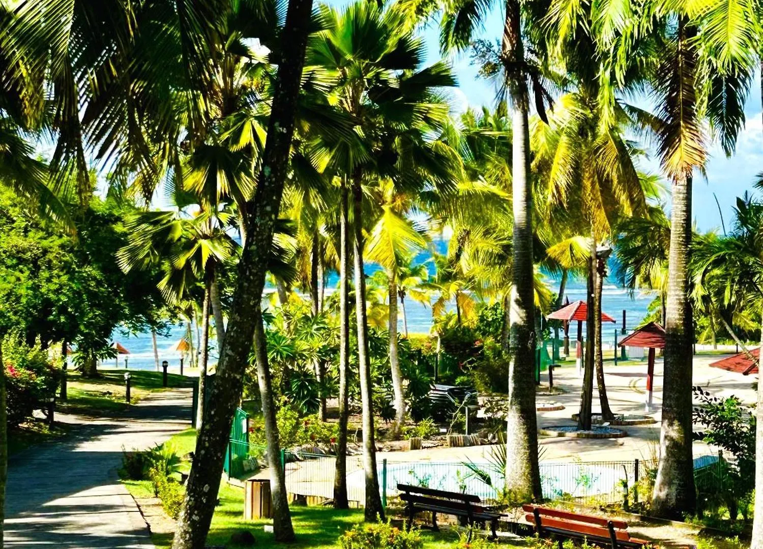 Acces Direct Plage Et Piscine, Vue Mer Et Cocotiers, Les Gwada Studios, Village Vacances Ste Anne Sainte-Anne  Appartement Sainte-Anne (Grande-Terre)